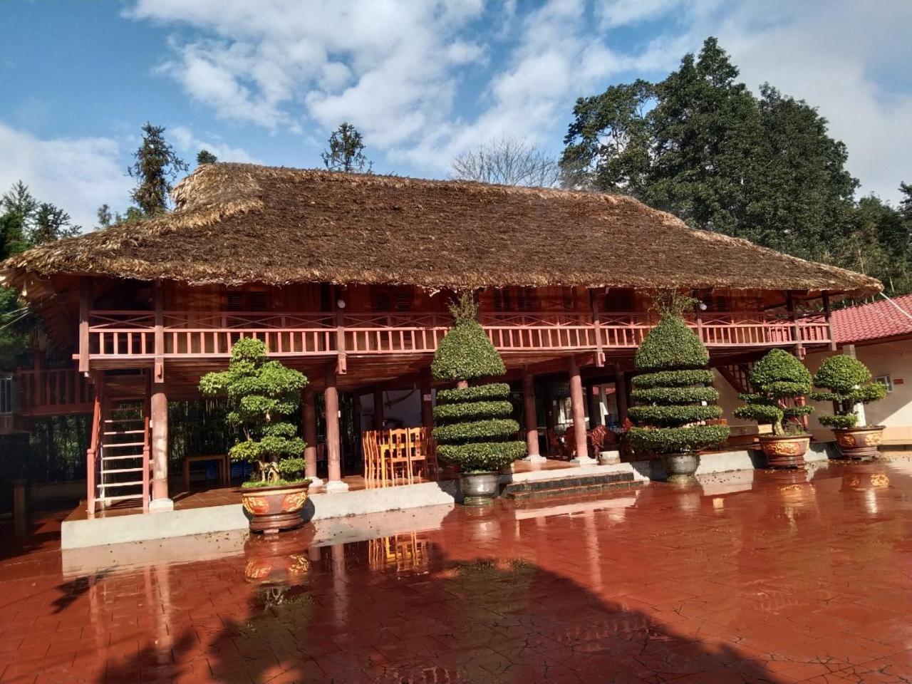 A Lin Homestay Bac Ha 外观 照片