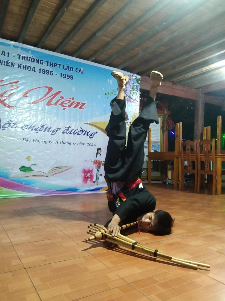 A Lin Homestay Bac Ha 外观 照片