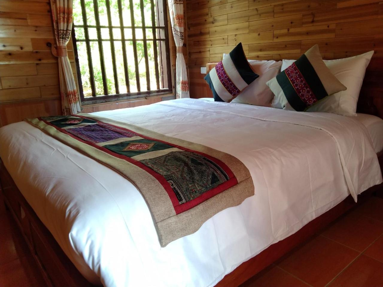 A Lin Homestay Bac Ha 外观 照片