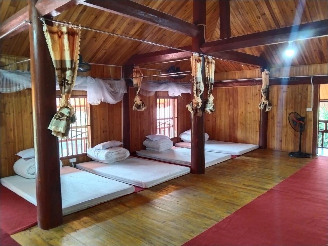 A Lin Homestay Bac Ha 外观 照片